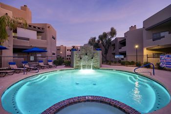 Turquoise swimming pool